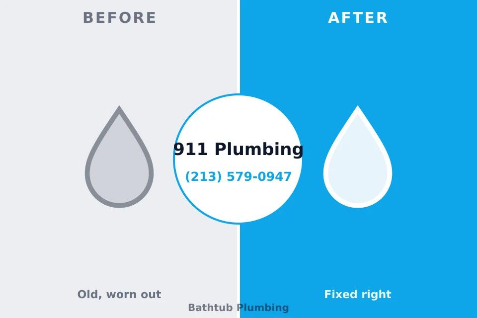 Before and after: plumbing company Cooper City, FL